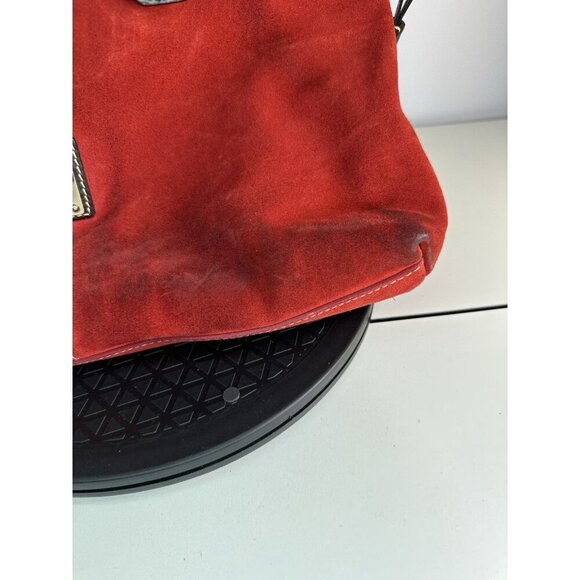 Dooney and Bourke Tote Red Soft Leather Shoulder HandBag - Picture 4 of 13